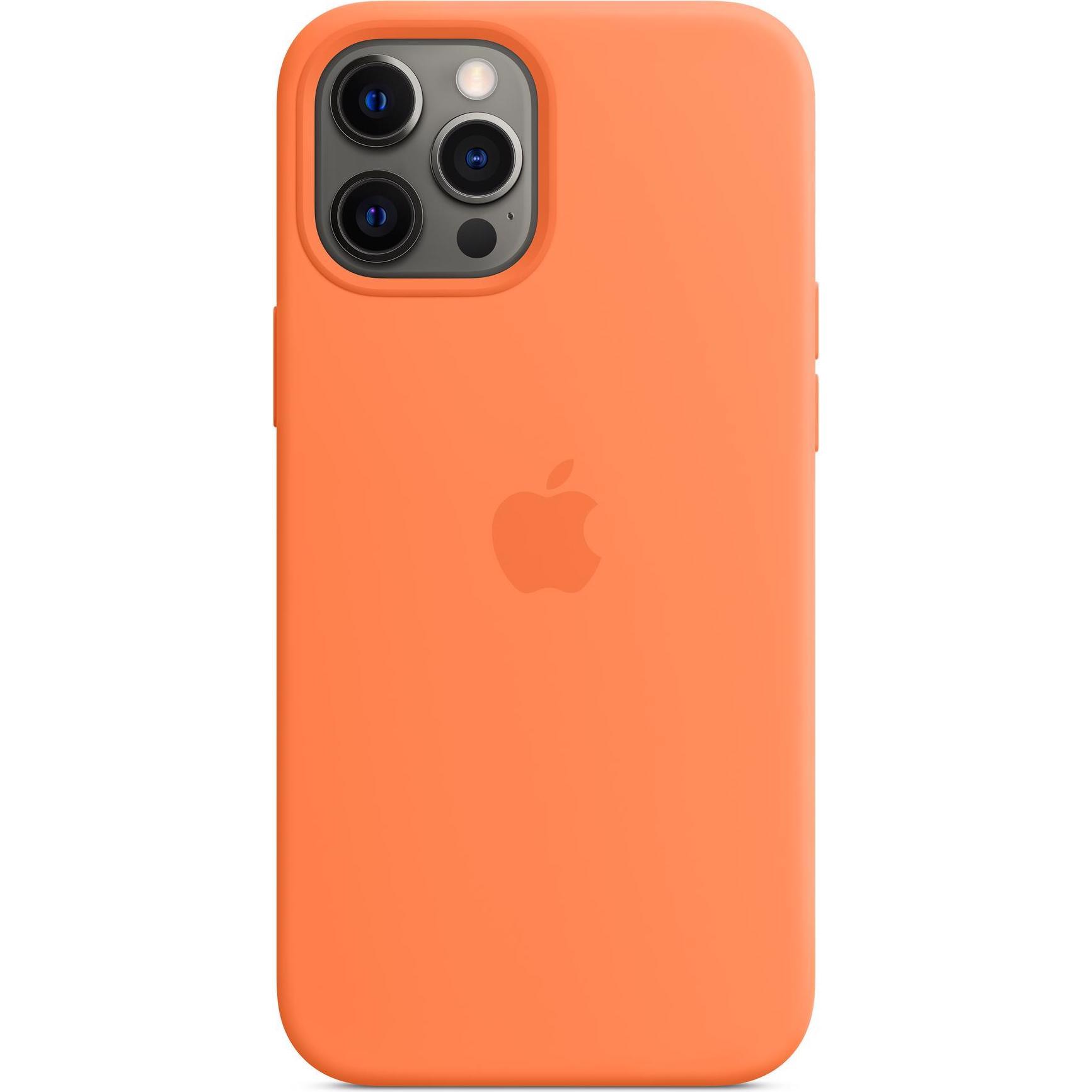 Thumbnail - Apple Silikon Case mit MagSafe (Apple iPhone 12 Pro Max), Smartphone Hülle, Orange
