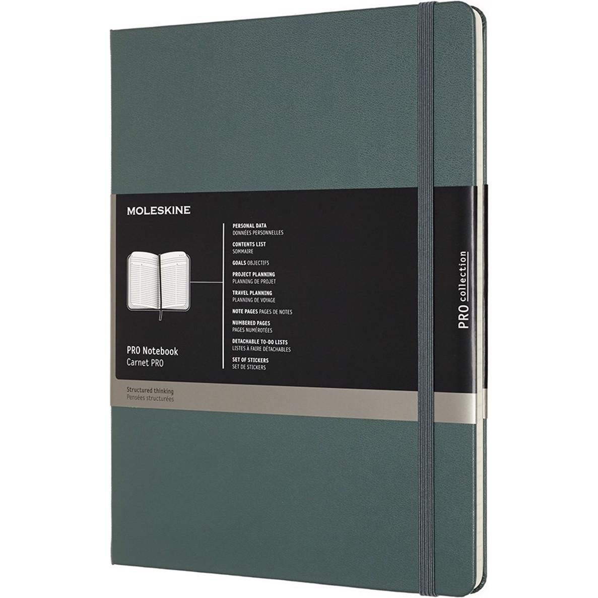 Moleskine, Heft + Block, Professionelles Notizbuch (19 x 25 cm, Liniert, Harter Einband)