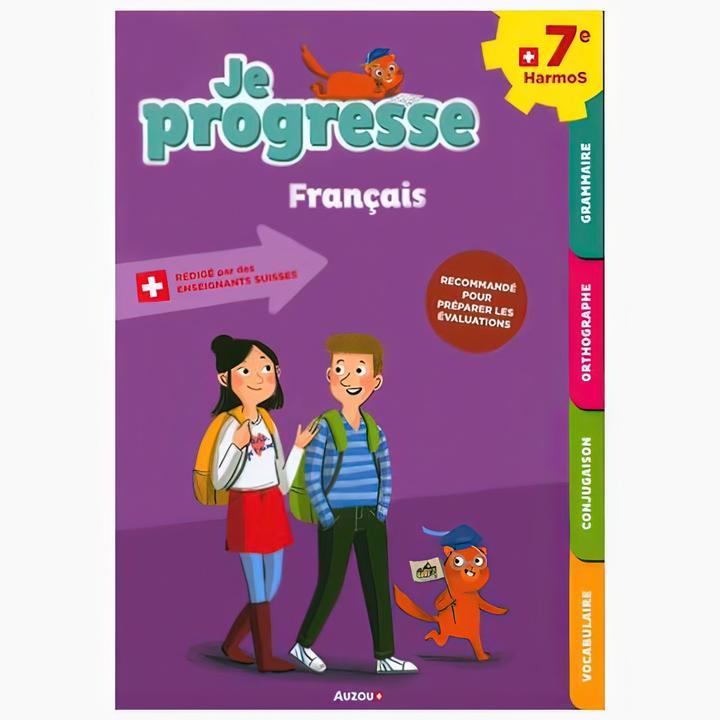 Français 7ème HarmoS : Je progresse, cahier de soutien (Francese, Dalla Riva Sabina, Knébel Martine, 2022)