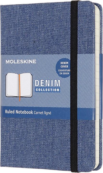 Actual product image Moleskine Denim (A6, Lined, Hardcover)