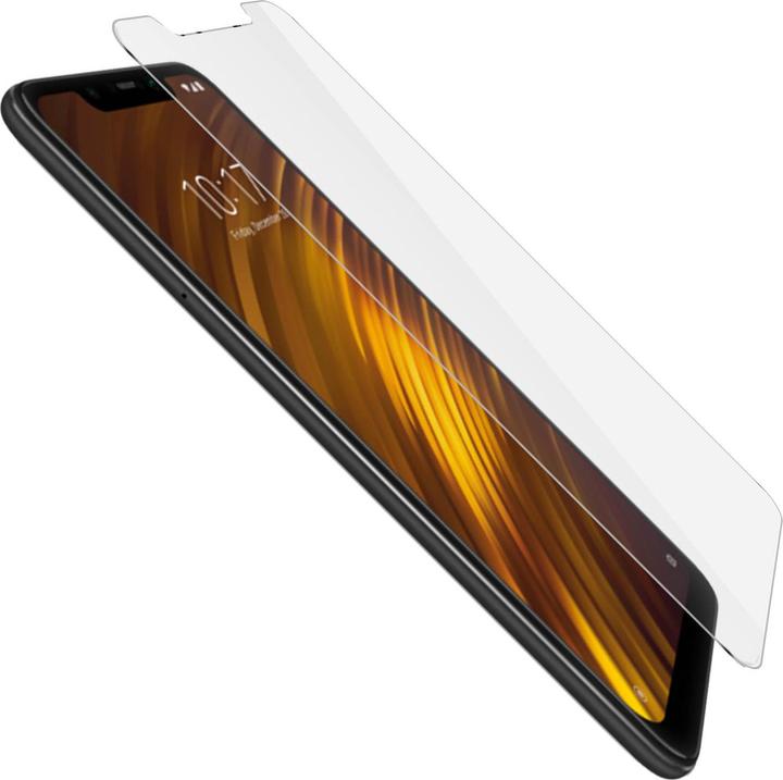 Actual product image Avizar Crystal clear film, glass screen protector (2 Piece, Xiaomi Pocophone F1)
