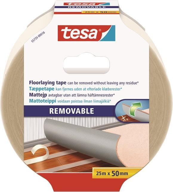 Produktbild tesa Taeppetape ® dobbeltklaebende 50 mm x 25m (50 mm)