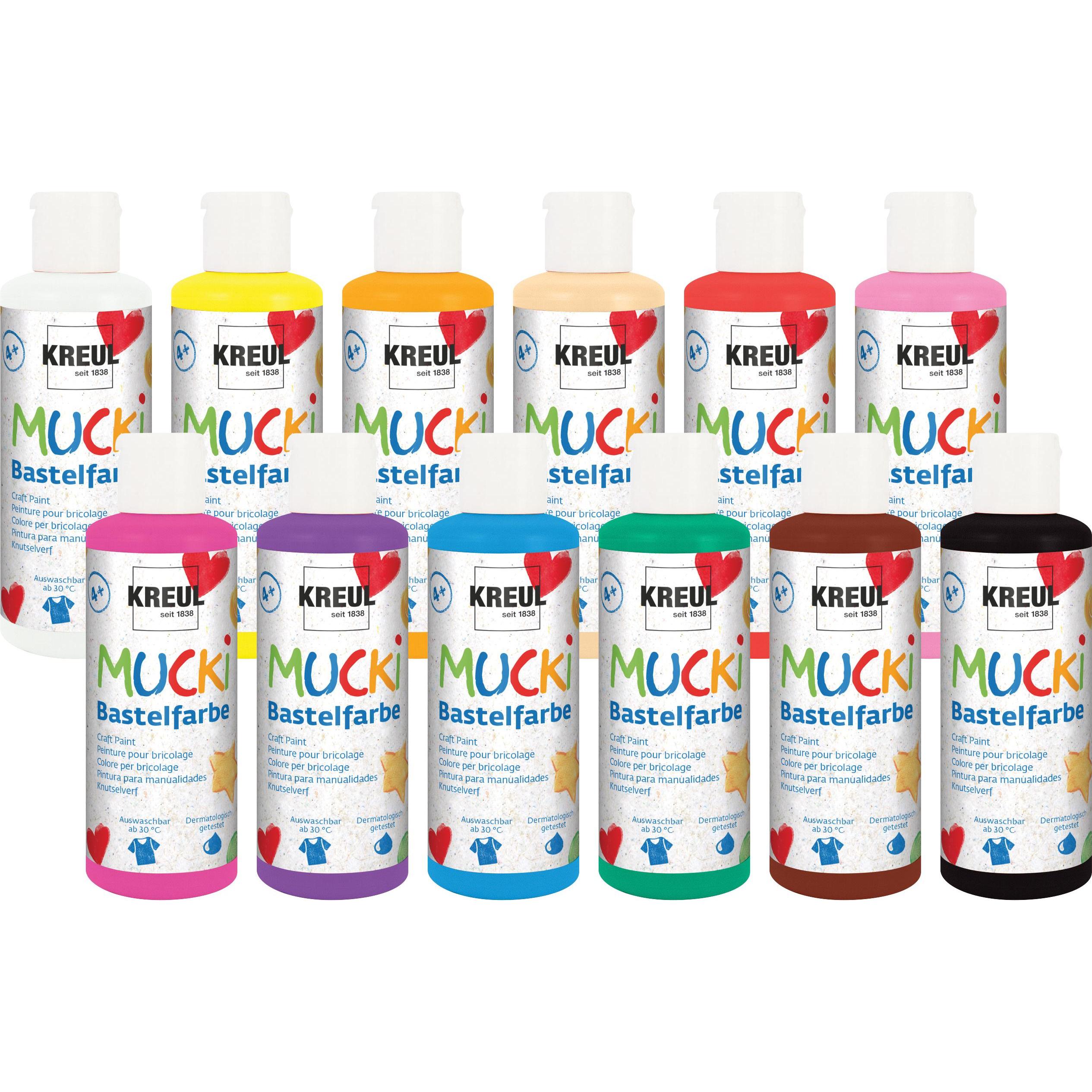 Thumbnail - Mucki, Künstlerfarbe + Bastelfarbe, Bastelfarbe (Rot, 80 ml)