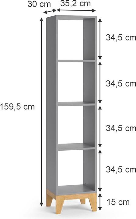 Produktbild Vicco Malia (35.20 x 30 x 159.50 cm)