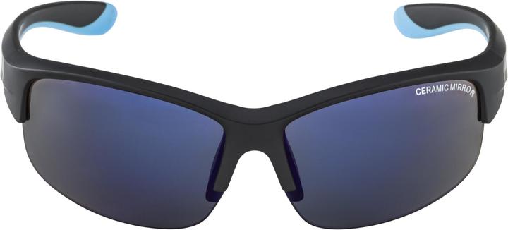 Actual product image ALPINA SPORTS Flexxy Youth HR (Black matt-blue, Ceramic mirror blue)