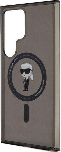 Produktbild Karl Lagerfeld KLHMS24LHFCKNOK S24 Ultra S928 czarny/black hardcase IML Ikonik MagSafe (Samsung Galaxy S24 Ultra)