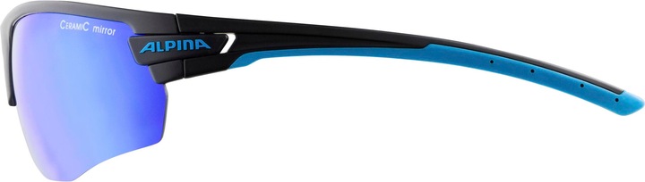 Produktbild ALPINA SPORTS Tri-Scray 2.0 HR (Black Matt, Cyan, Ceramic mirror blue)