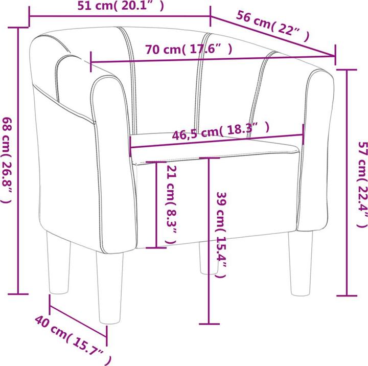 Image du produit VidaXL Clubsessel Dunkelblau Samt,Farbe: Dunkelblau,Material: Samt