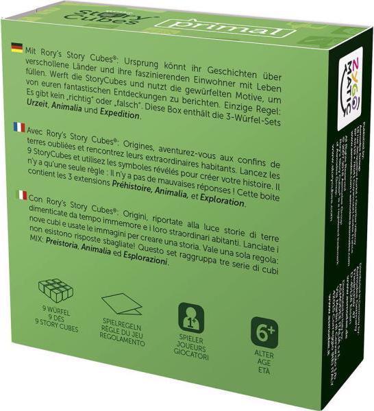 Produktbild Asmodée Rory's Story Cubes Primal (Deutsch, Französisch, Italienisch)