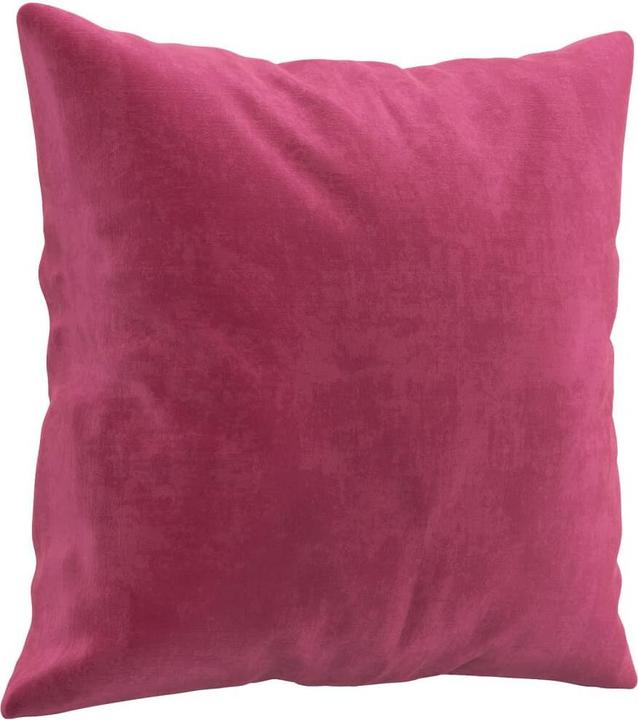 Produktbild vidaXL Sofagarnitur Kissen Sessel Sofa Couch Designsofa 2-tlg. Weinrot Samt (2-Sitzer)