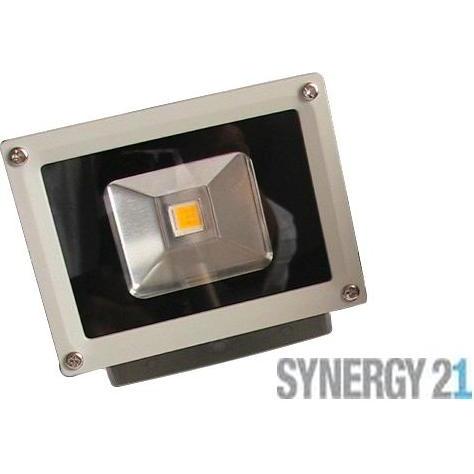 Synergy 21, Arbeitsleuchte, LED Spot Outdoor Baustrahler 10W graues Gehäuse grün V2 (900 lm)