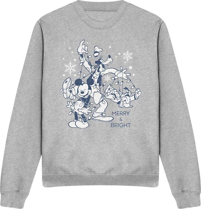 Produktbild Disney Merry Bright And Tied Up In Lights Sweatshirt meliert (M)