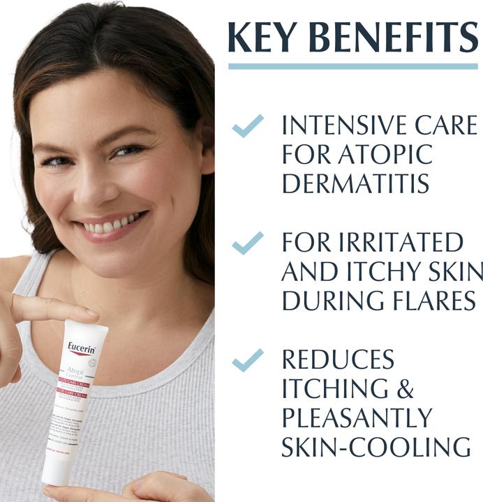 Actual product image Eucerin AtopiControl Intensive Calming Cream (Body cream, 40 ml)