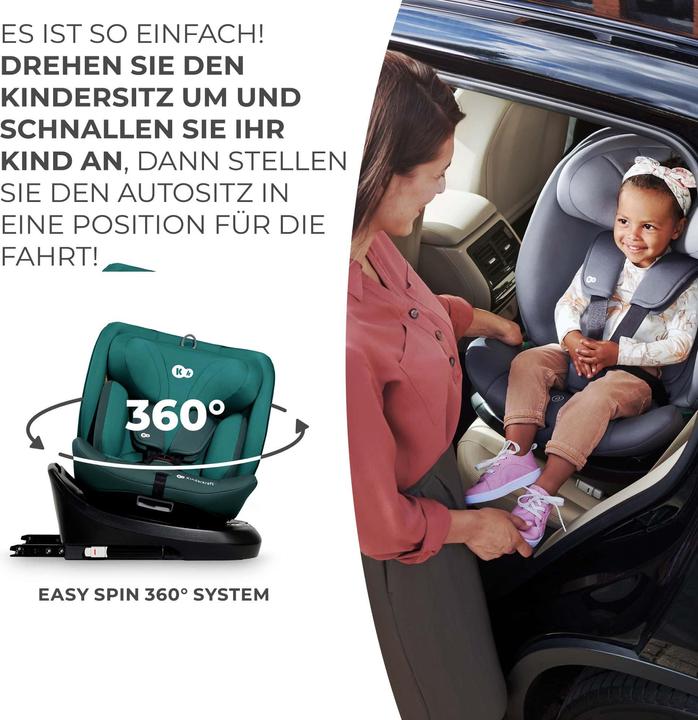 Actual product image KinderKraft I-Grow (Reboarder, ECE R129/i-Size Standard)