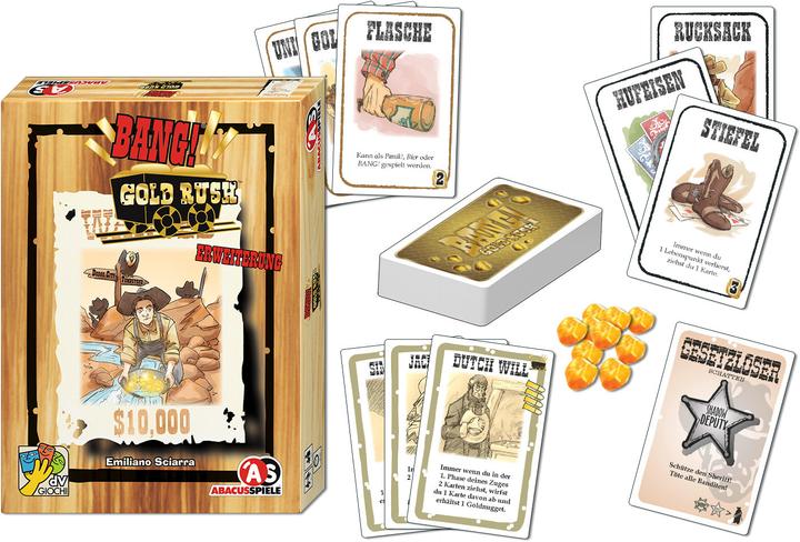 Produktbild Abacus Bang! Gold Rush- Erweiterung (Deutsch, 4 - 7 Spieler)