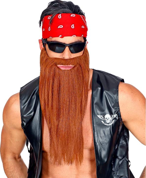 Image du produit Widmann Barbe Longue Avec Moustache : Pour les nains, les motards ou les pirates