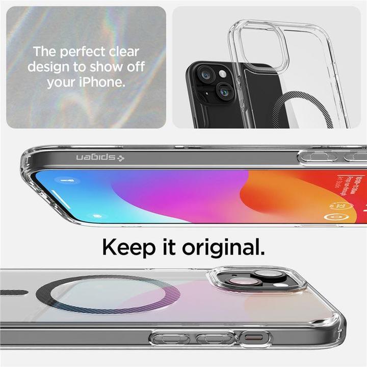 Immagine prodotto Spigen Ultra Hybrid MagSafe, fibra di carbonio - iPhone 15 Plus (Apple iPhone 15 Plus)