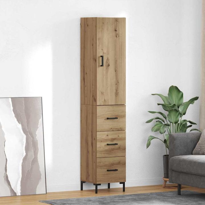 Produktbild vidaXL Modernes Highboard (34.50 x 34 x 180 cm)