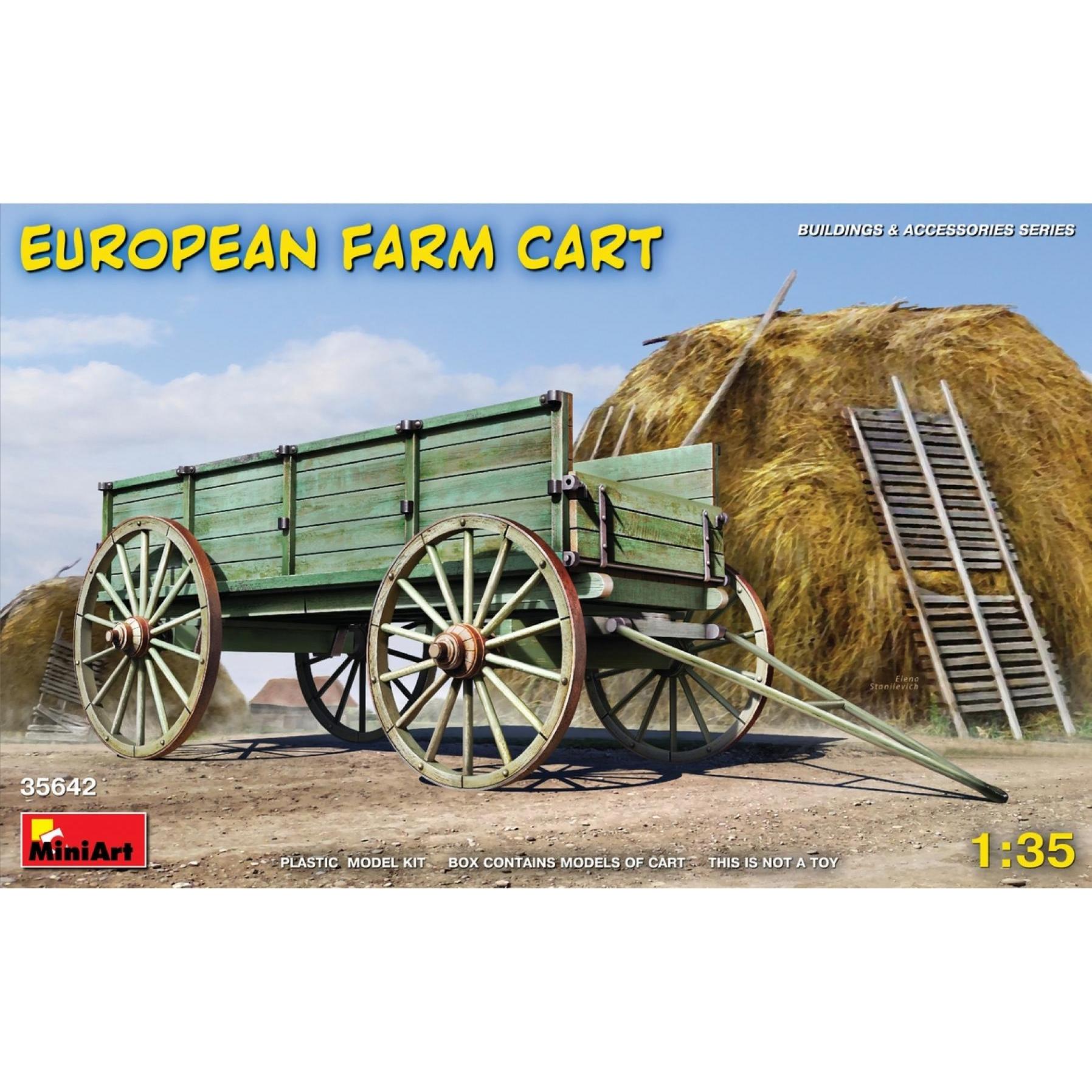 Thumbnail - Mini art European Farm Cart