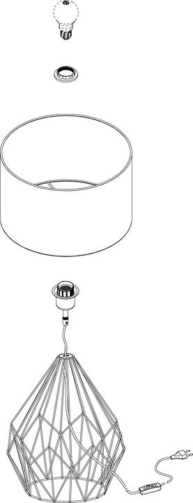 Actual product image EGLO Pedal rack (E27)