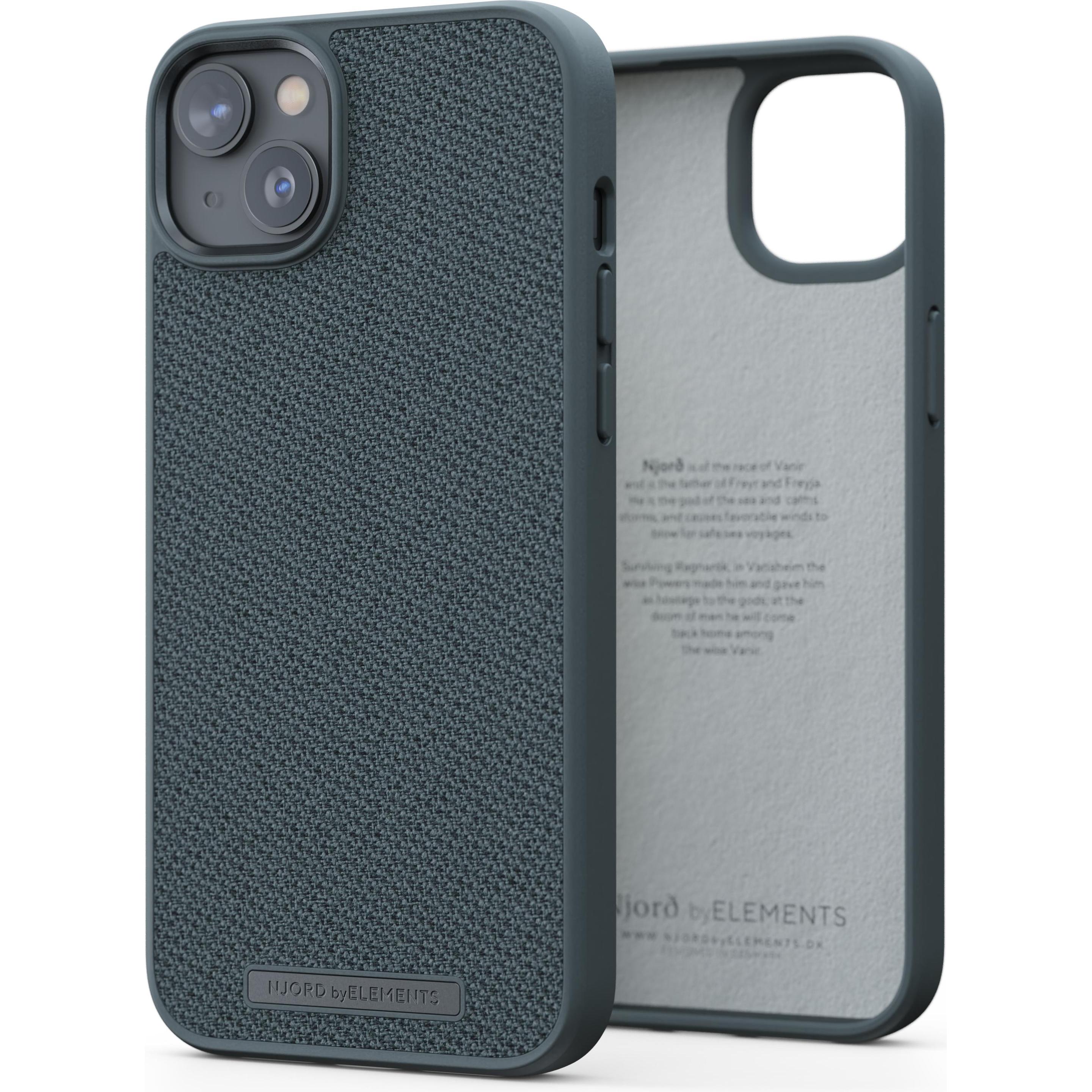 Njord Hard-Cover Tonal Case Dark Grey (Apple iPhone 14 Plus), Smartphone Hülle, Grau