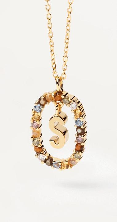 Immagine prodotto Pd Paola Nuova collana di lettere S (Argento 925, 50 cm)