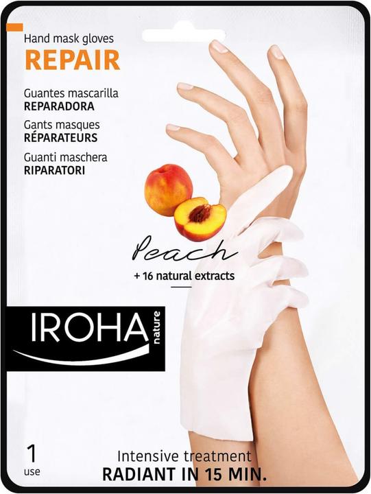 Produktbild Iroha Nature Nature - Hand Mask Gloves Repair Peach (30 g)