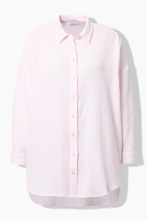 Immagine prodotto Studio Untold Blusa di mussola dal taglio oversize con collo da camicia e maniche lunghe (42, 44)