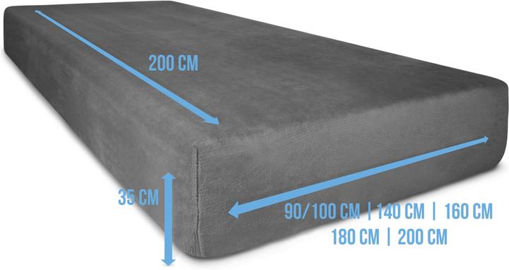 Produktbild Aspero Flanell-Spannbettlaken PERPIGNAN (140 x 200 cm)