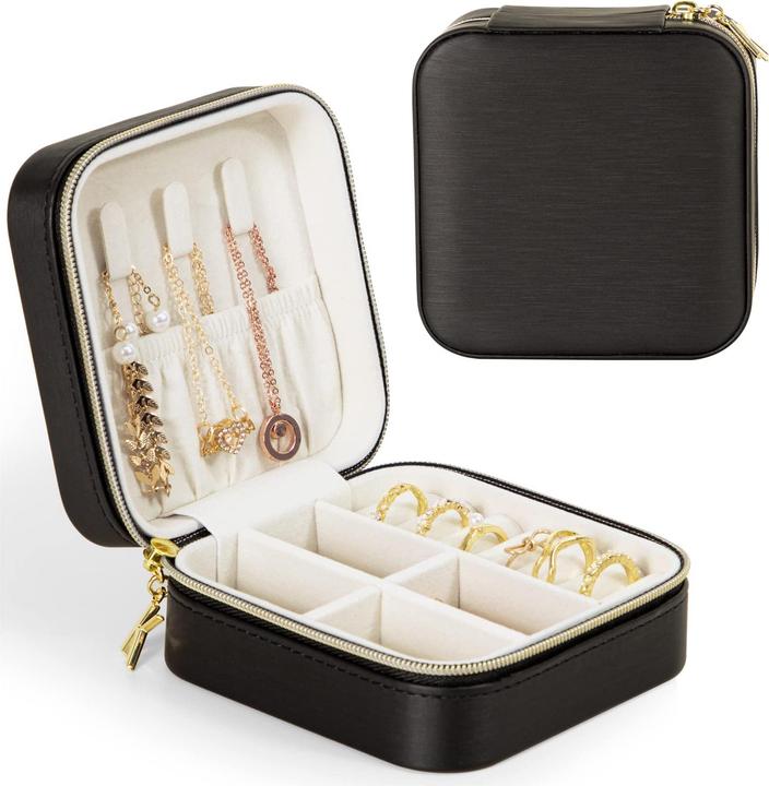 Produktbild Only-Bags.Store Kleines Schmuckkästchen, tragbares Reise-Schmuckkästchen