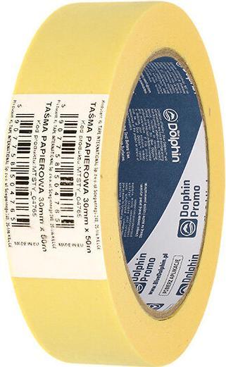 Blue Dolphin Gelbes Kreppband 30mmx50m