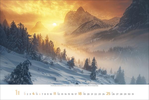 Produktbild Berge 2026 (58 x 39 cm)