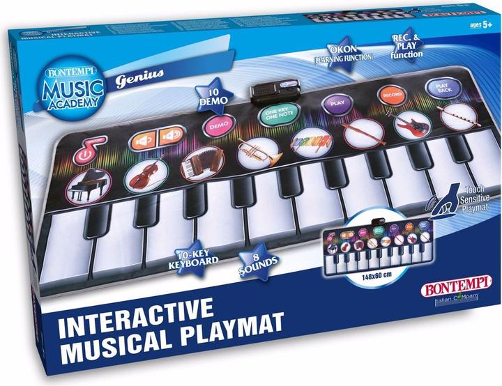 Actual product image Bontempi Electronic music and play carpet (English)