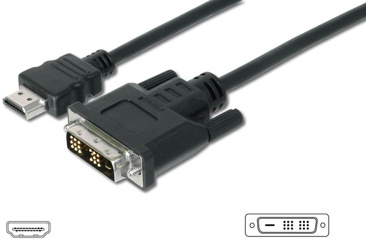 Digitus HDMI (type A) - DVI (3 m, DVI, 1.3)