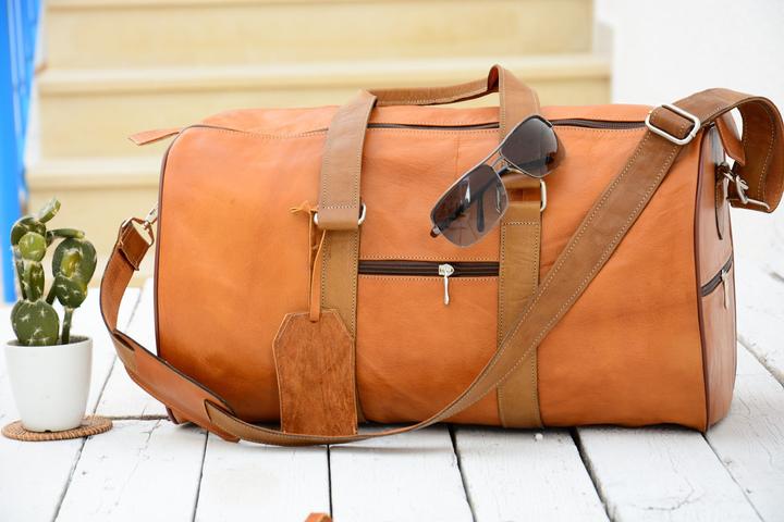 Image du produit Only-Bags.Store Sac de voyage en cuir, sac de voyage Duffle Bag, sac de week-end