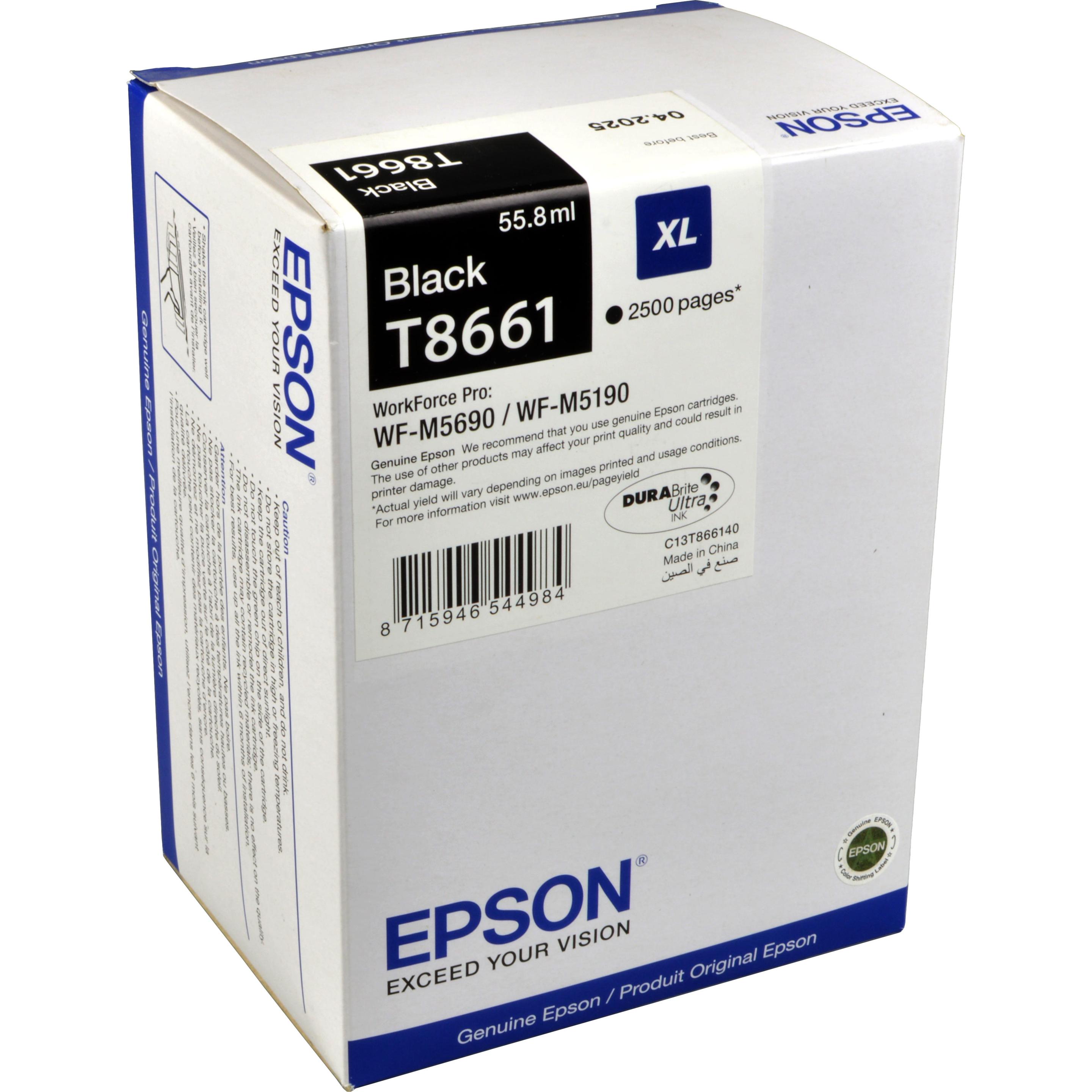 Thumbnail - Epson, Druckerpatrone, T8661 (BK)