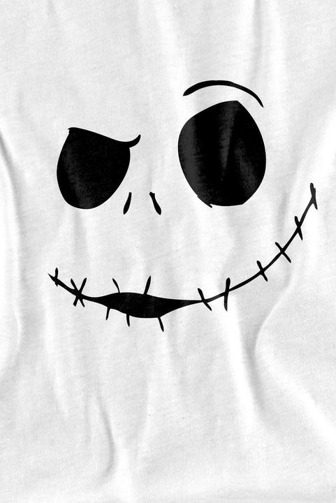 Actual product image The Nightmare Before Christmas Mens Jack Face T-Shirt (M)