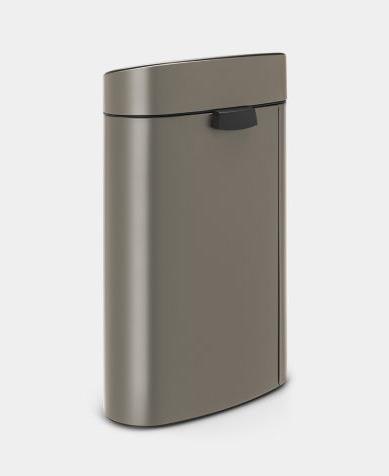 Image du produit Brabantia Poubelle Touch Bin New,recyclable, 23+10 L Platinum (33 l)