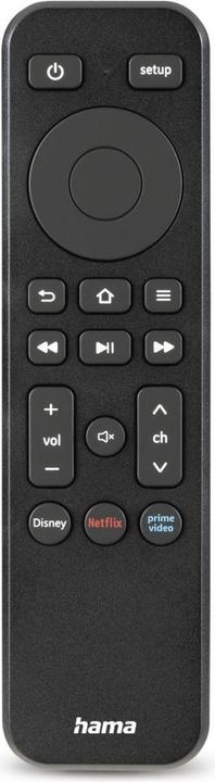 Produktbild Hama Fernbedienung, f. TV + Button Netflix, Prime Video, Disney+, programmierbar (Universal Fernbedienung, Infrarot)