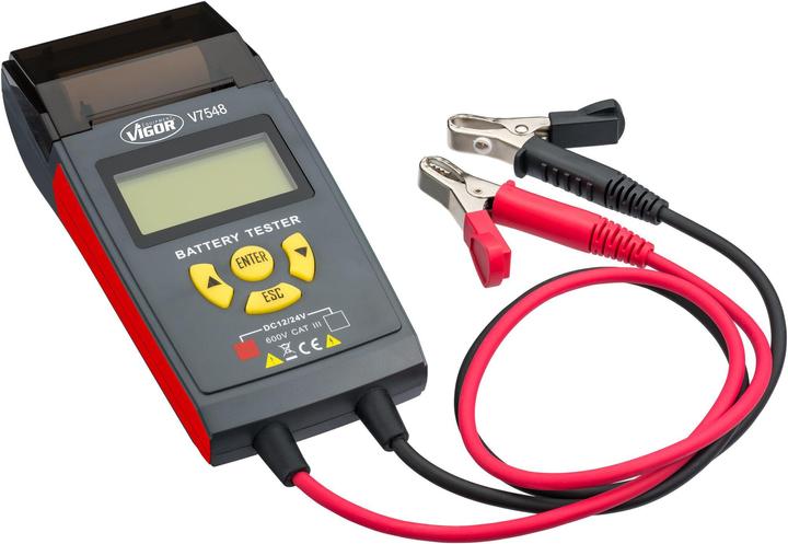 Actual product image Vigor Battery tester 12/24V
