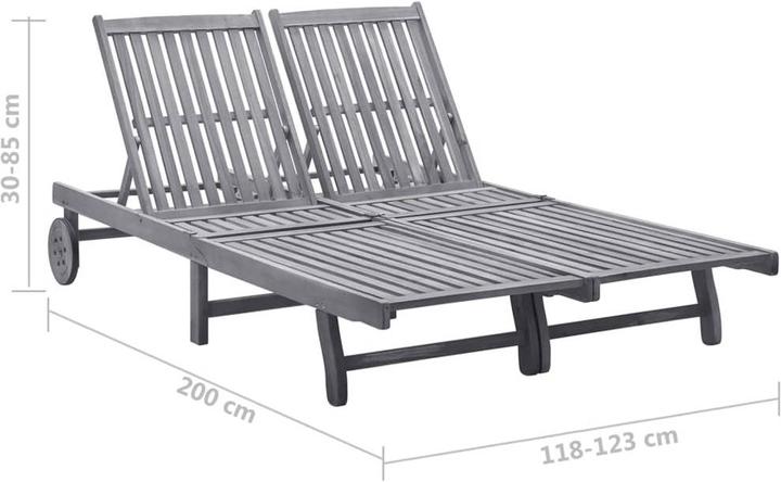 Immagine prodotto vidaXL Sonnenliege (123 cm)