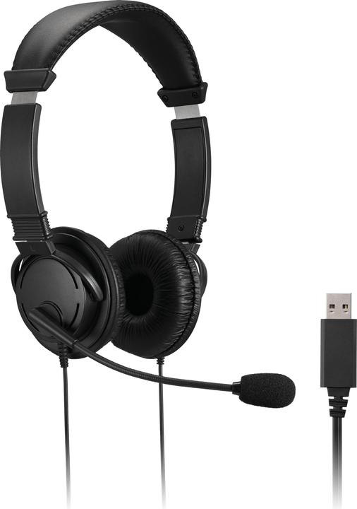 Actual product image Kensington Acco/ Hifi USB Headphones With Mic And Volume Control Butt (Cable, USB-A)