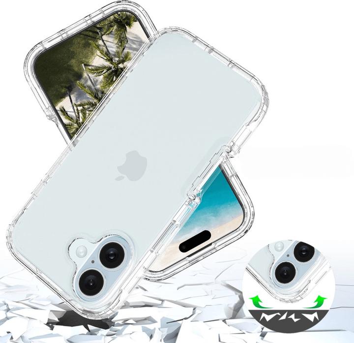 Produktbild Cover-Discount Stossfeste Hybrid Handyhülle (Apple iPhone 16)
