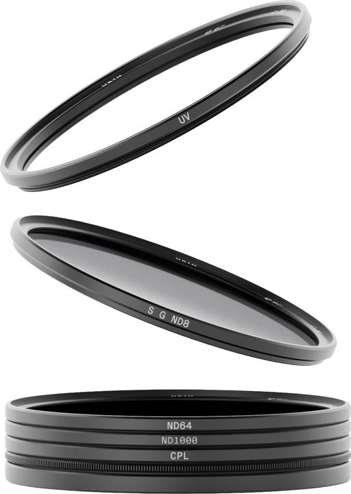 Produktbild Urth 82mm Magnetic Landscape Filter Kit Plus+ (UV, CPL, SGND8, ND64) (ND- / Graufilter, Polarisationsfilter, UV-Filter)