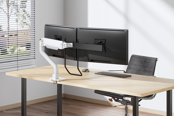 Actual product image Neomounts Select Desk Mount, double disp (Dining table, 27.01")