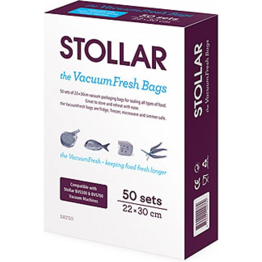 Stollar VACUUMFRESH 50 BAGS 22X30CM SAT50, Lebensmittelverpackung