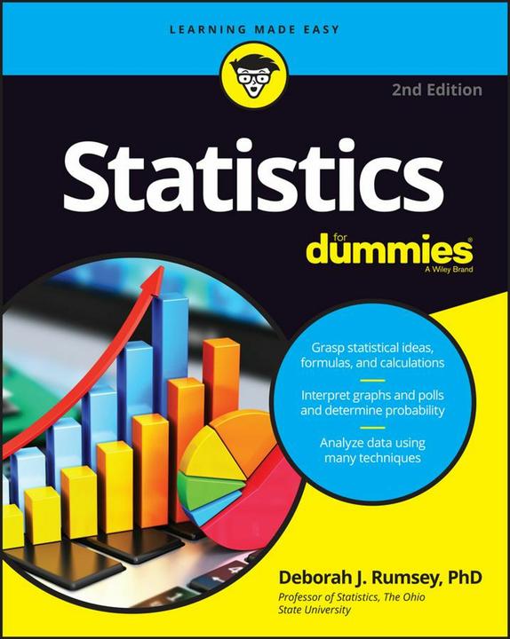 Produktbild Statistics For Dummies (Englisch, Deborah J. Rumsey, 2016)