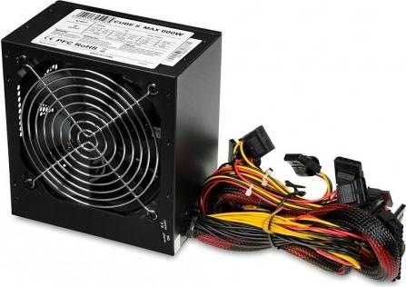 Produktbild iBox CUBE II 600W APFC 12CM FAN Juodas EDITION power supply (600 W)