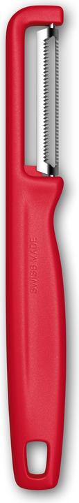 Produktbild Victorinox Iota Sparschäler, gezahnt, zweischneidig, rot