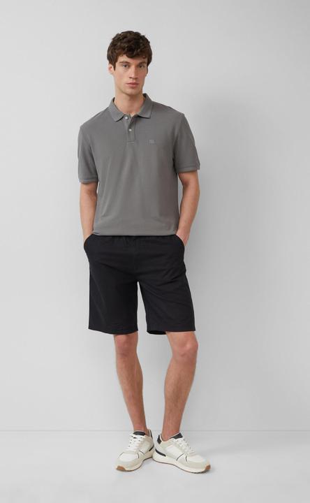 Actual product image S.Oliver Polo-Shirt Poloshirt mit kleinem Labelpatch und Flammgarnstruktur (3XL)